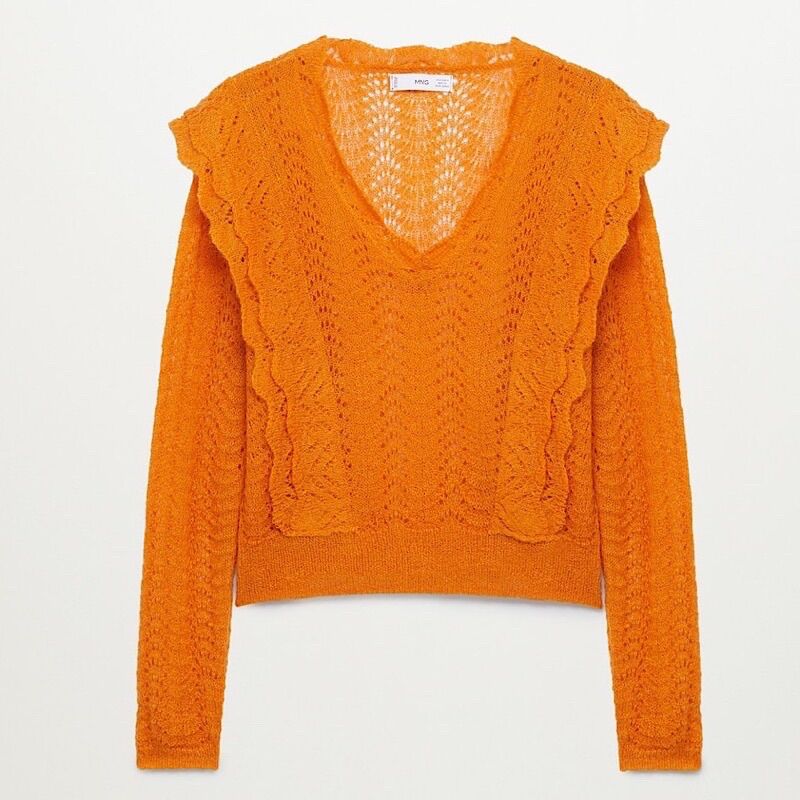 [Mango Auth] Áo Len Dệt Kim Cao Cấp Mango