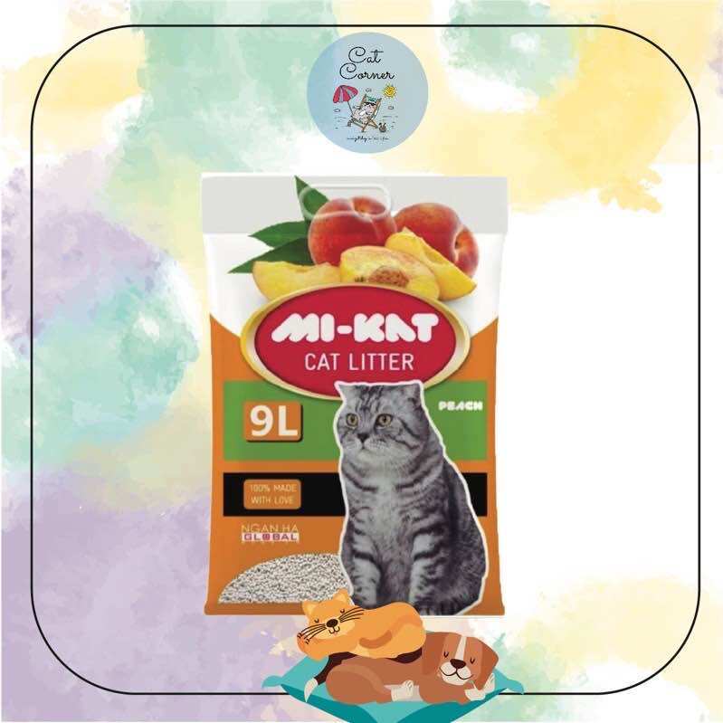 Cát Mi-kat ( Ciao cũ ) Cát Đất Sét Vệ Sinh Cho Mèo Túi 9L