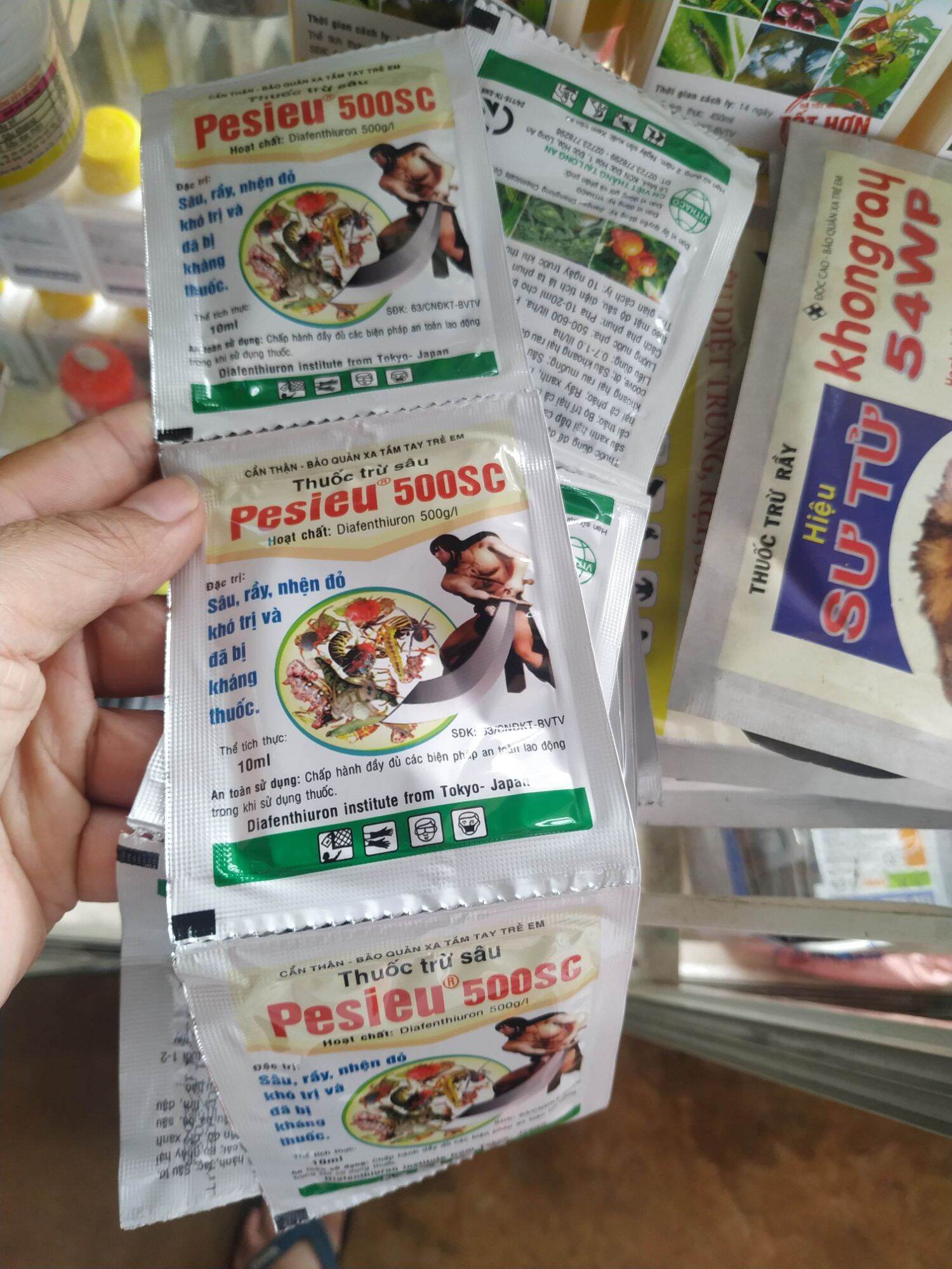 Pesieu 500SC- trừ sâu, rầy, nhện đỏ