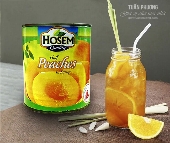 Đào ngâm Hosem 825g