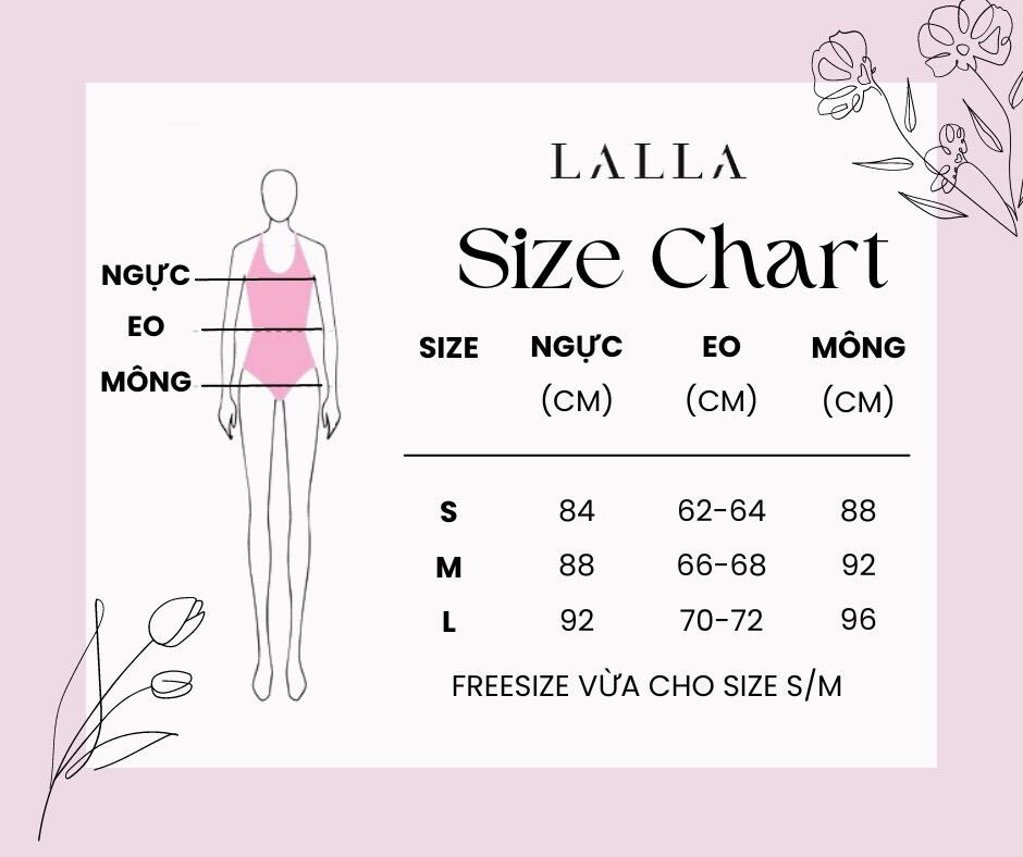 LALLA - Đầm yếm Rubie hở lưng xoè nhẹ nữ