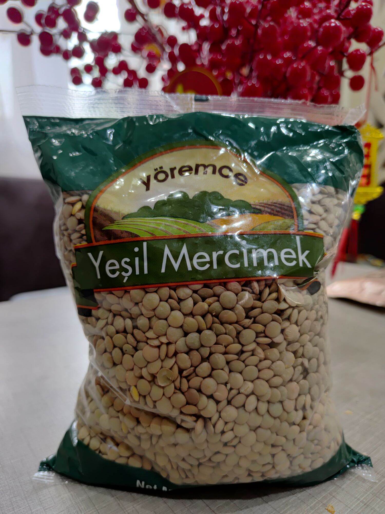 Turkish Green Lentils 1kg  Reis