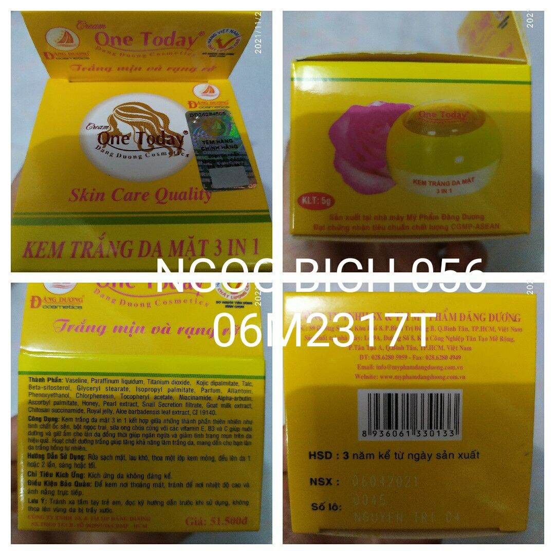 KEM ONE TODAY ỐC SÊN 5GAM - 8 GAM - 9GAM