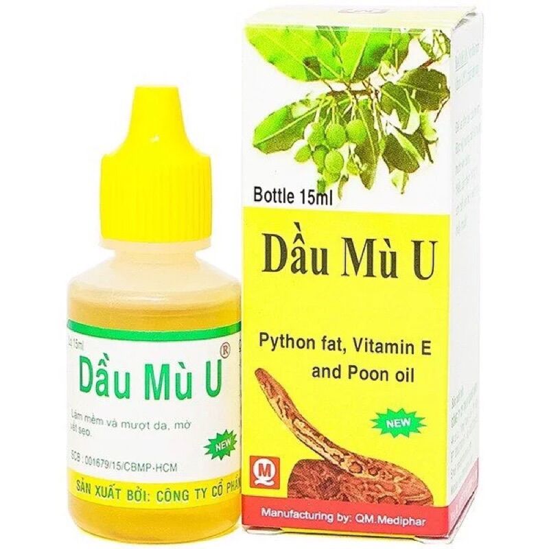 Dầu mù u chai 15ml