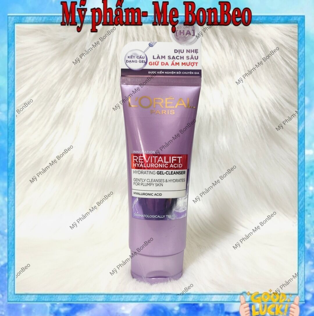 Sữa rửa mặt cấp ẩm L'Oreal Paris Revitalift Hyaluronic Acid 100ml
