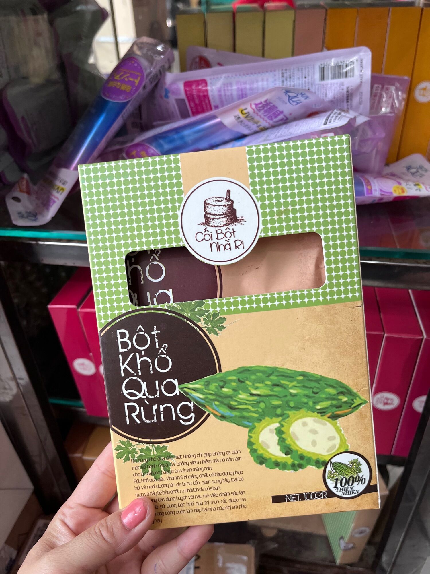 Bột đắp mặt mask thiên nhiên 100% ko hoá chất
