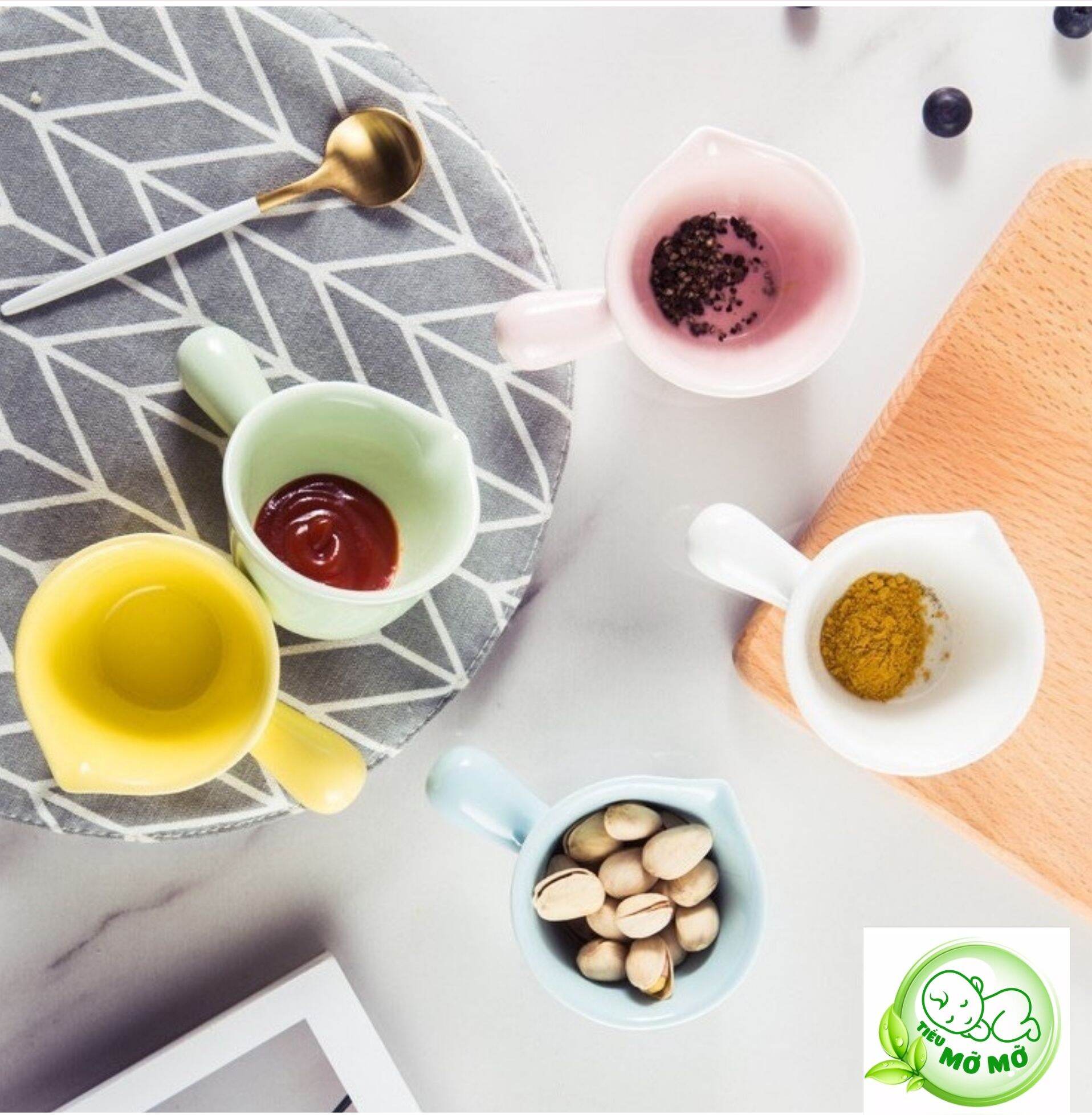 Bát ăn dặm, chén ăn dặm gốm sứ hình Gáo