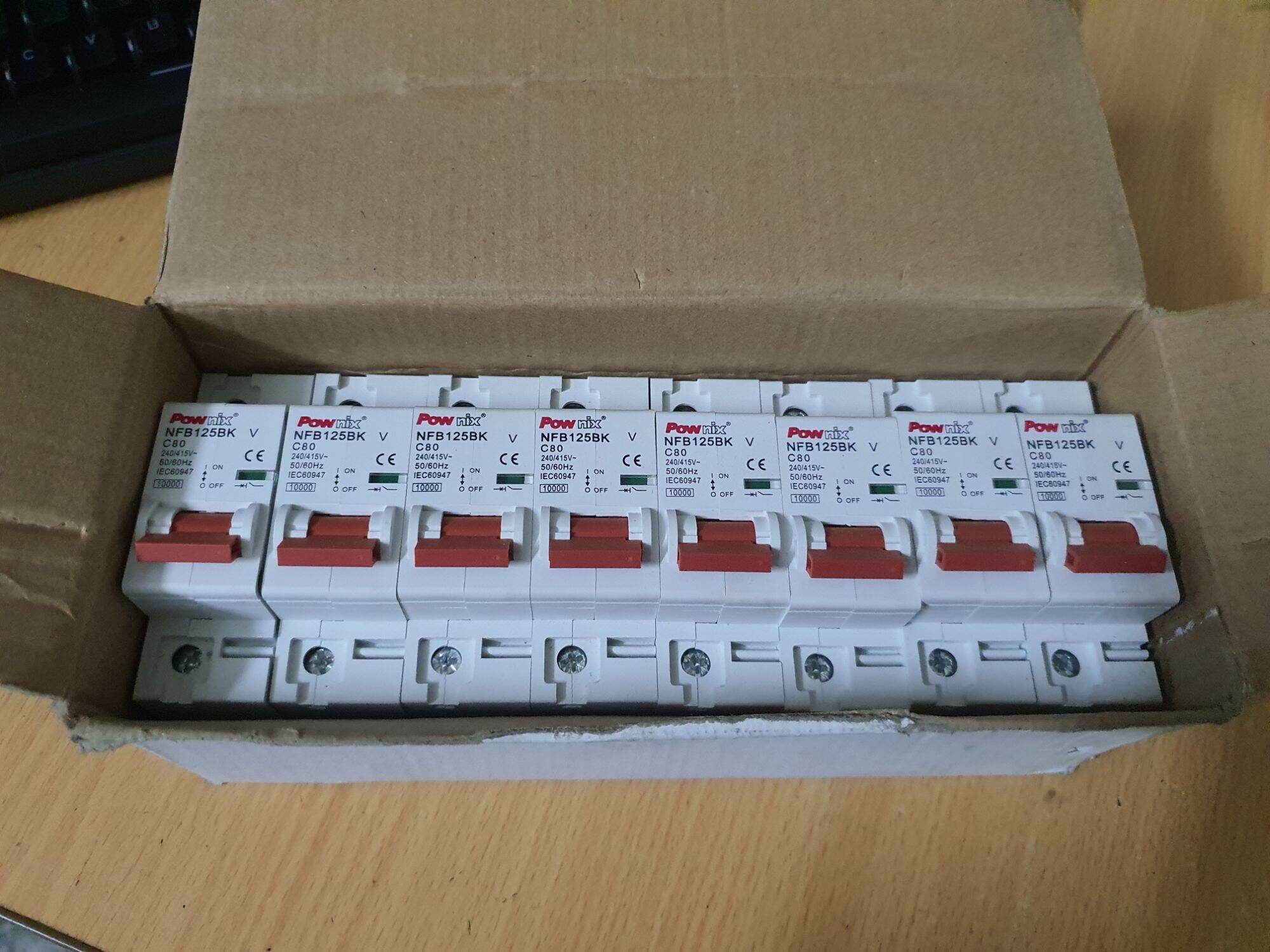 Aptomat đơn 80A  Pownic