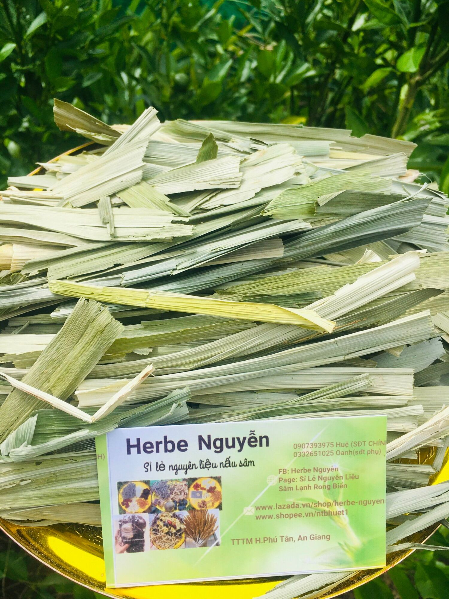 Lá dứa sấy khô 100g