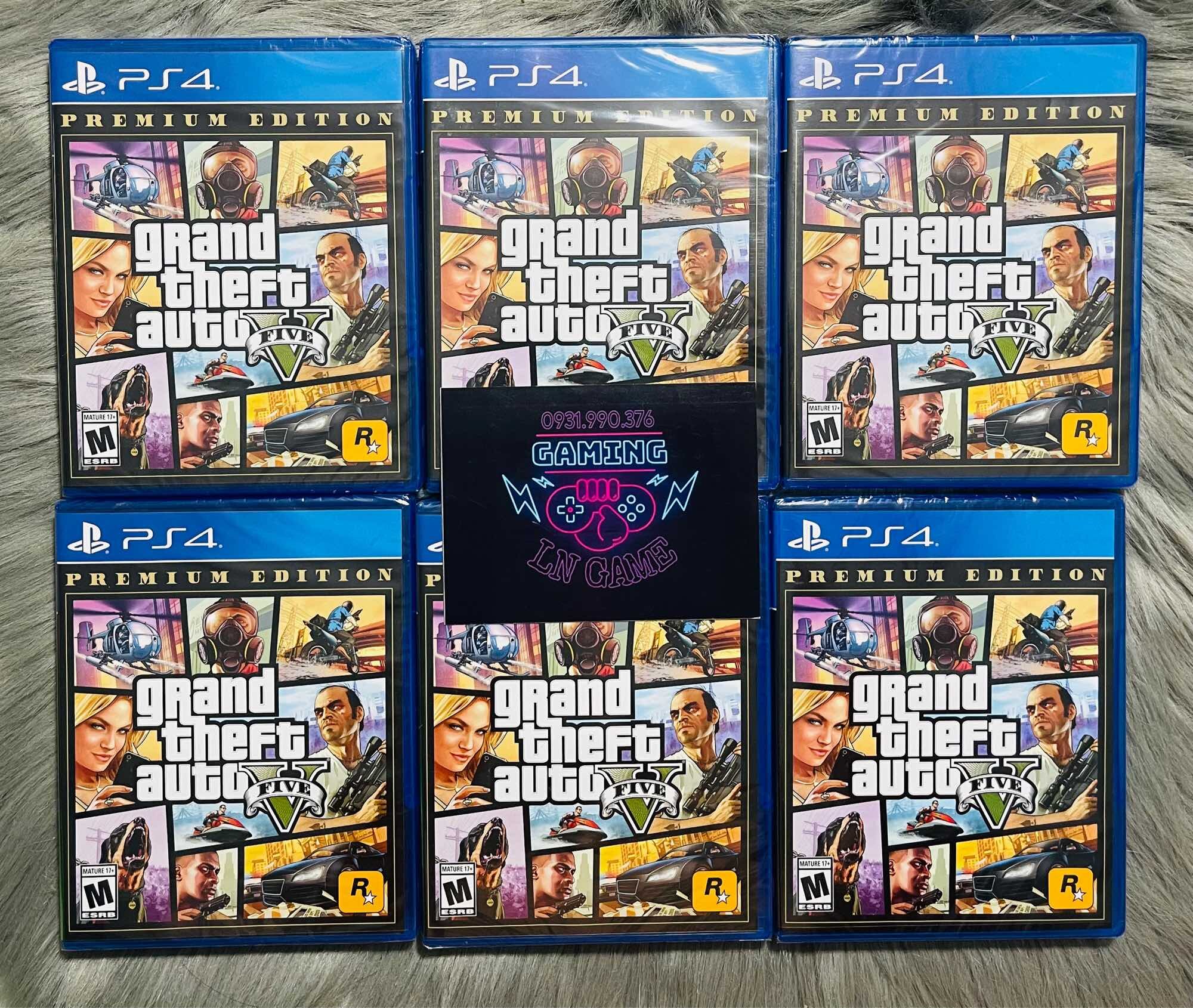 Đĩa Game PS5/PS4 : Grand Theft Auto V (new)
