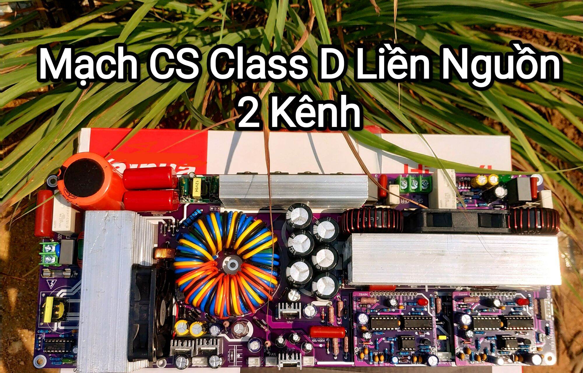 Mạch Công Suất Class D 2 Kênh Liền Nguồn 220v