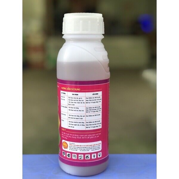 Phân bón lá kali hưu cơ của quả cầu lửa chai 500ml