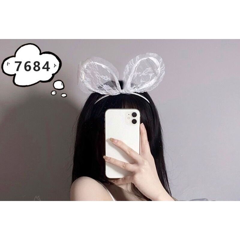 Cài tóc tai mèo tai thỏ dễ thương