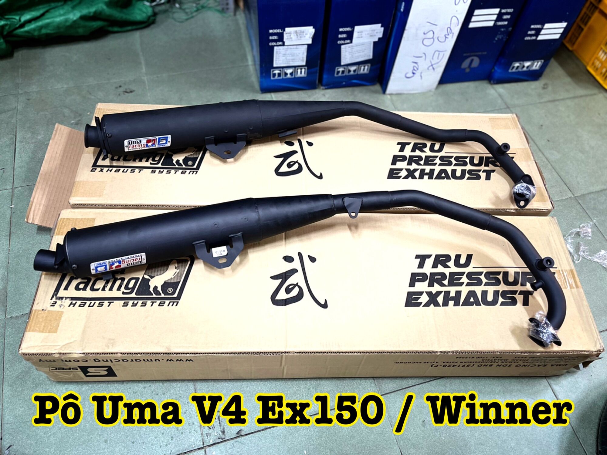 Pô Uma Ex150 / Winner V4 ( Hàng Chính Hãng )