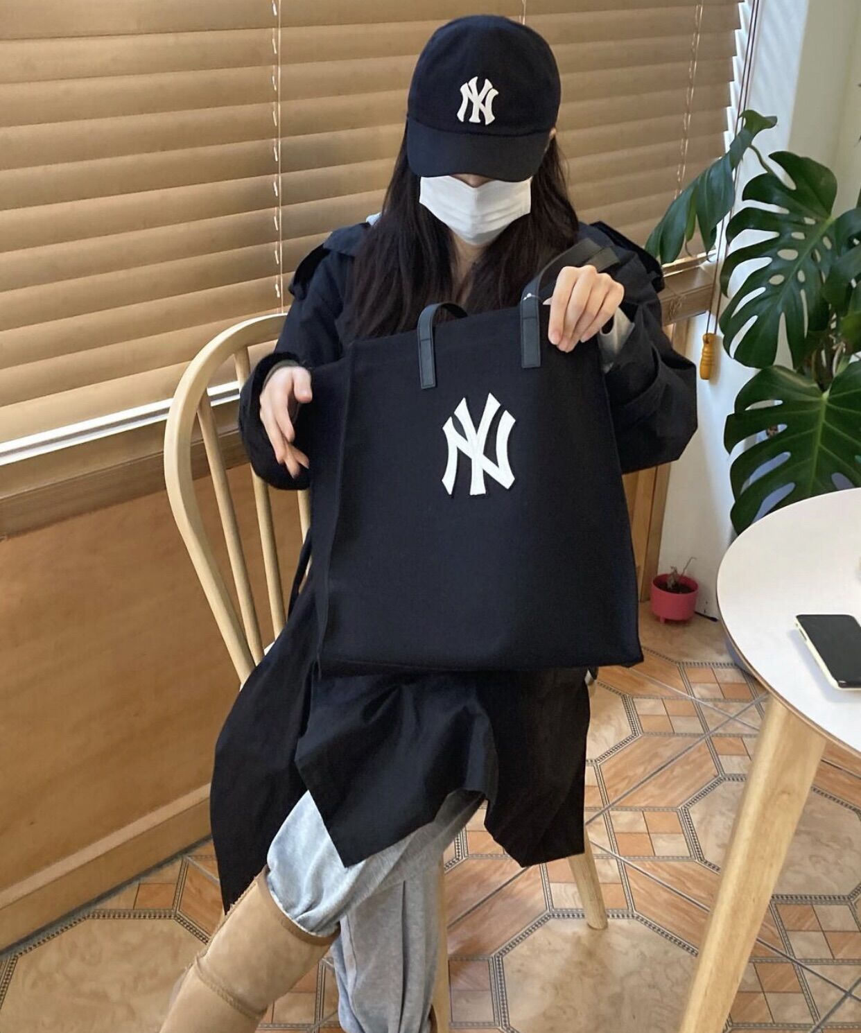 Túi TOTE BAG MLB NY (hàng xuất chuẩn)