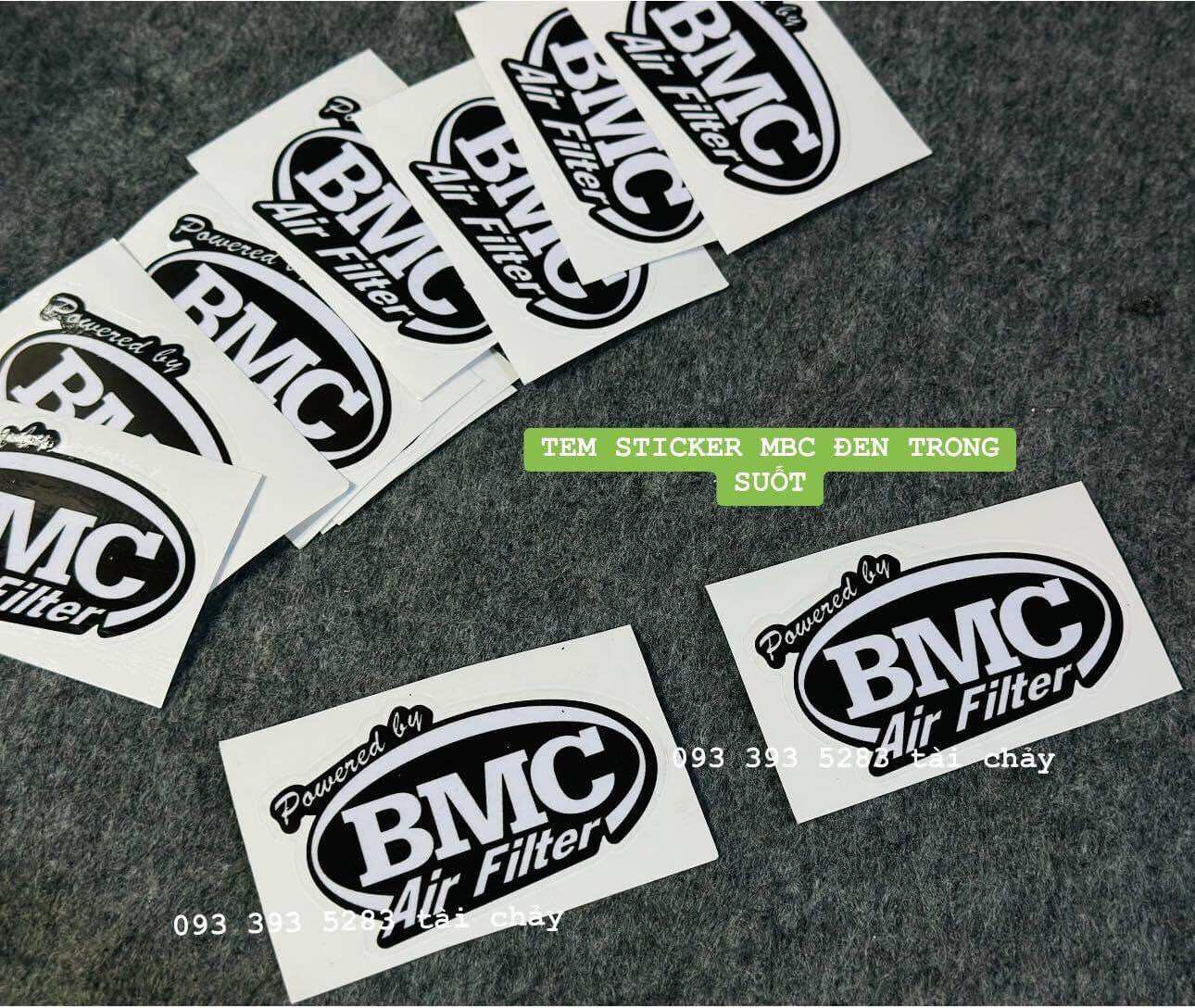 [ 1 MIẾNG ] TEM STICKER LOGO TRONG SUỐT DÁN NHIỀU VI TRÍ