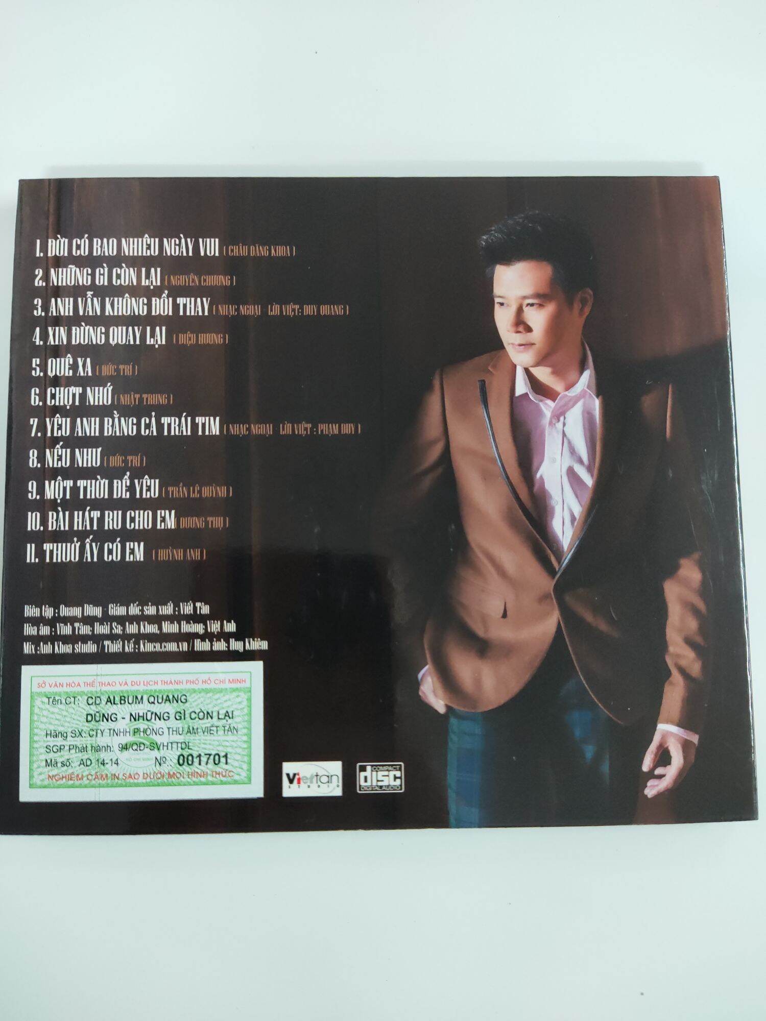 Album Quang Dũng - Những gì còn lại