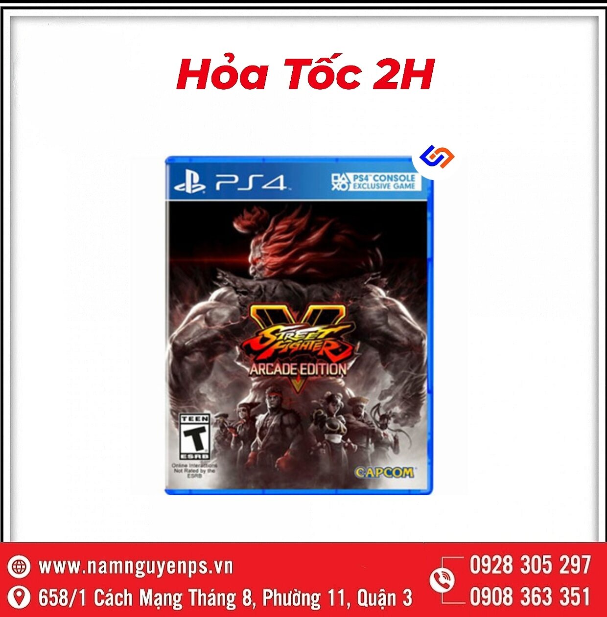 Đĩa game ps4 | street fighter v arcade edition
