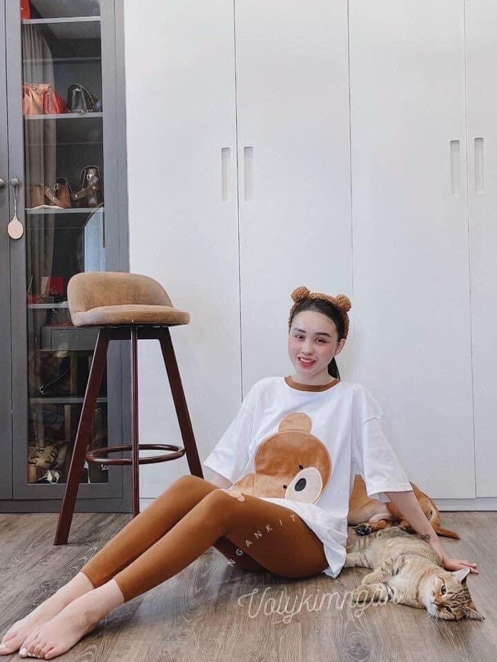 SÉT GẤU THÊU ÁO FORM RỘNG QUẦN DÀI