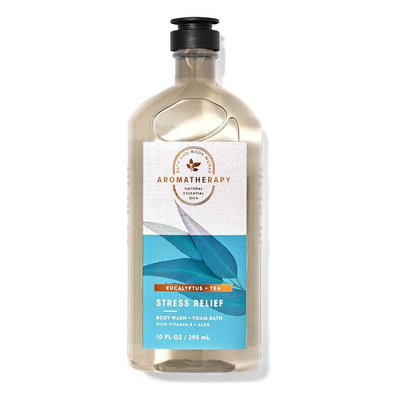 Tắm thư giãn Stress relief Eucalyptus  Bath & Body Works Aromatherapy (295ml)