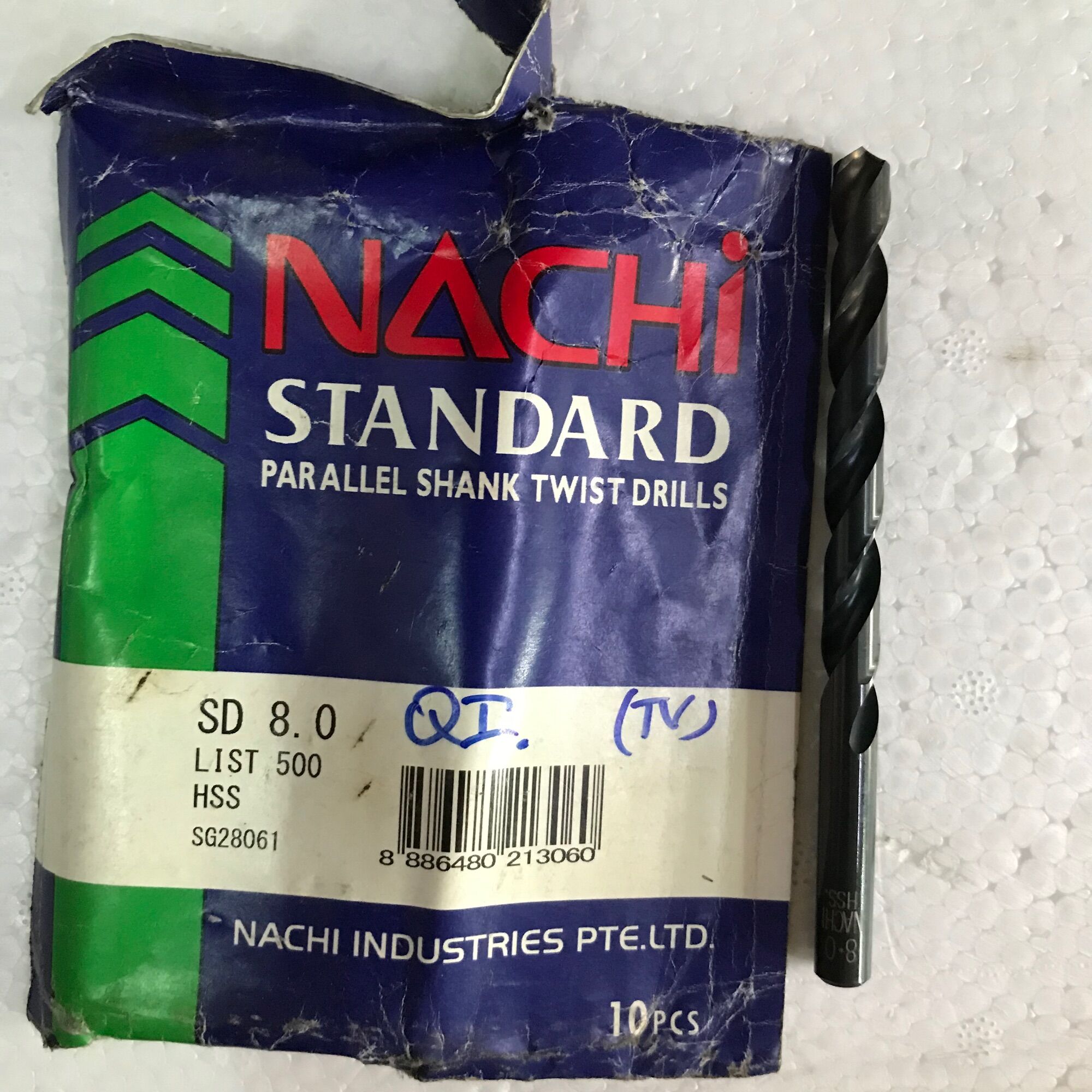 Mũi khoan sắt Nachi 8.0mm hàng chính hãng