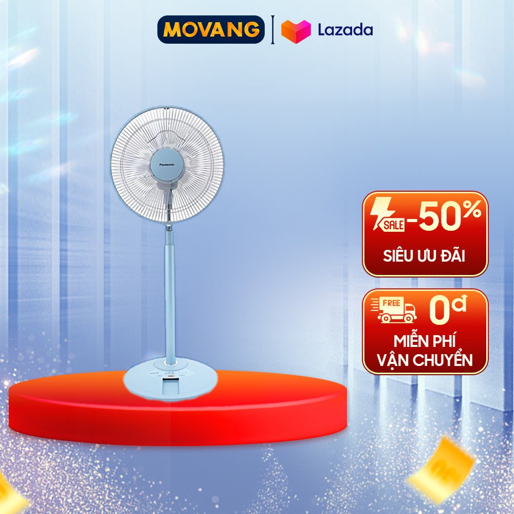 [GIAO TẠI HCM] - Quạt lửng Panasonic F-308NHB - Công suất tiêu thụ 42W Điều khiển từ xa Hẹn giờ tắt