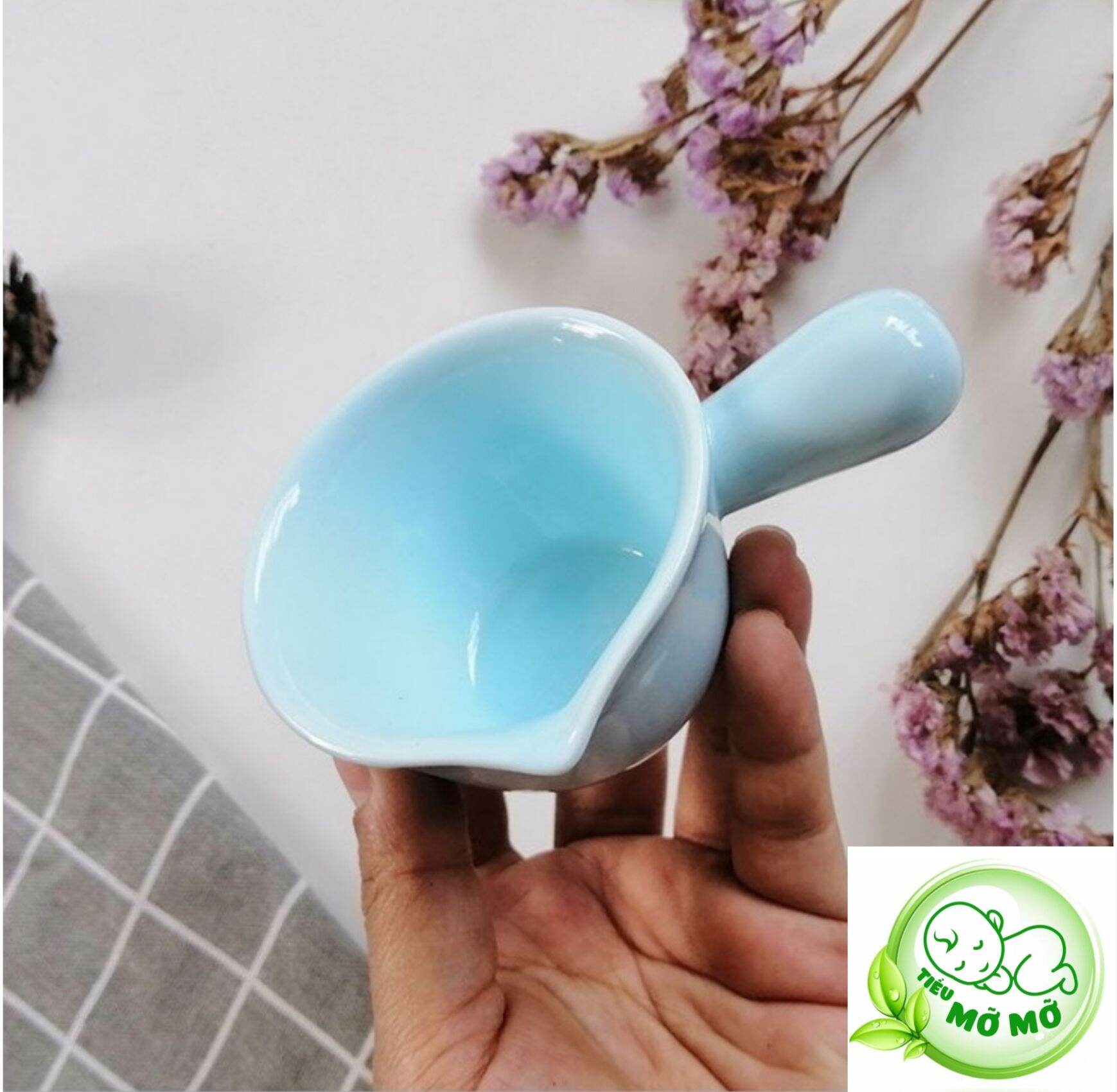 Bát ăn dặm, chén ăn dặm gốm sứ hình Gáo