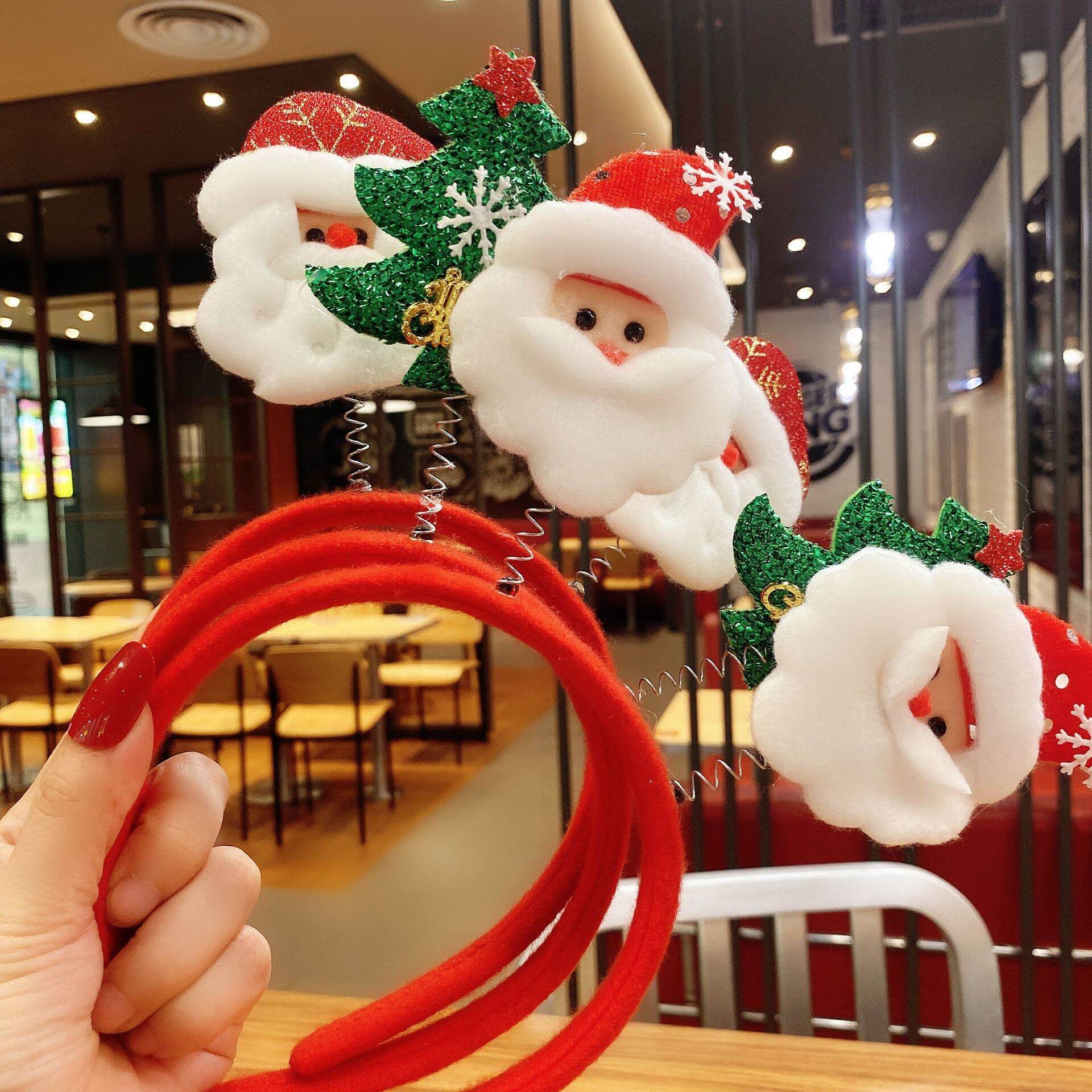 (GIÁ SỈ) COMBO 10 CÂY CÀI TÓC NOEL XINH XẮN