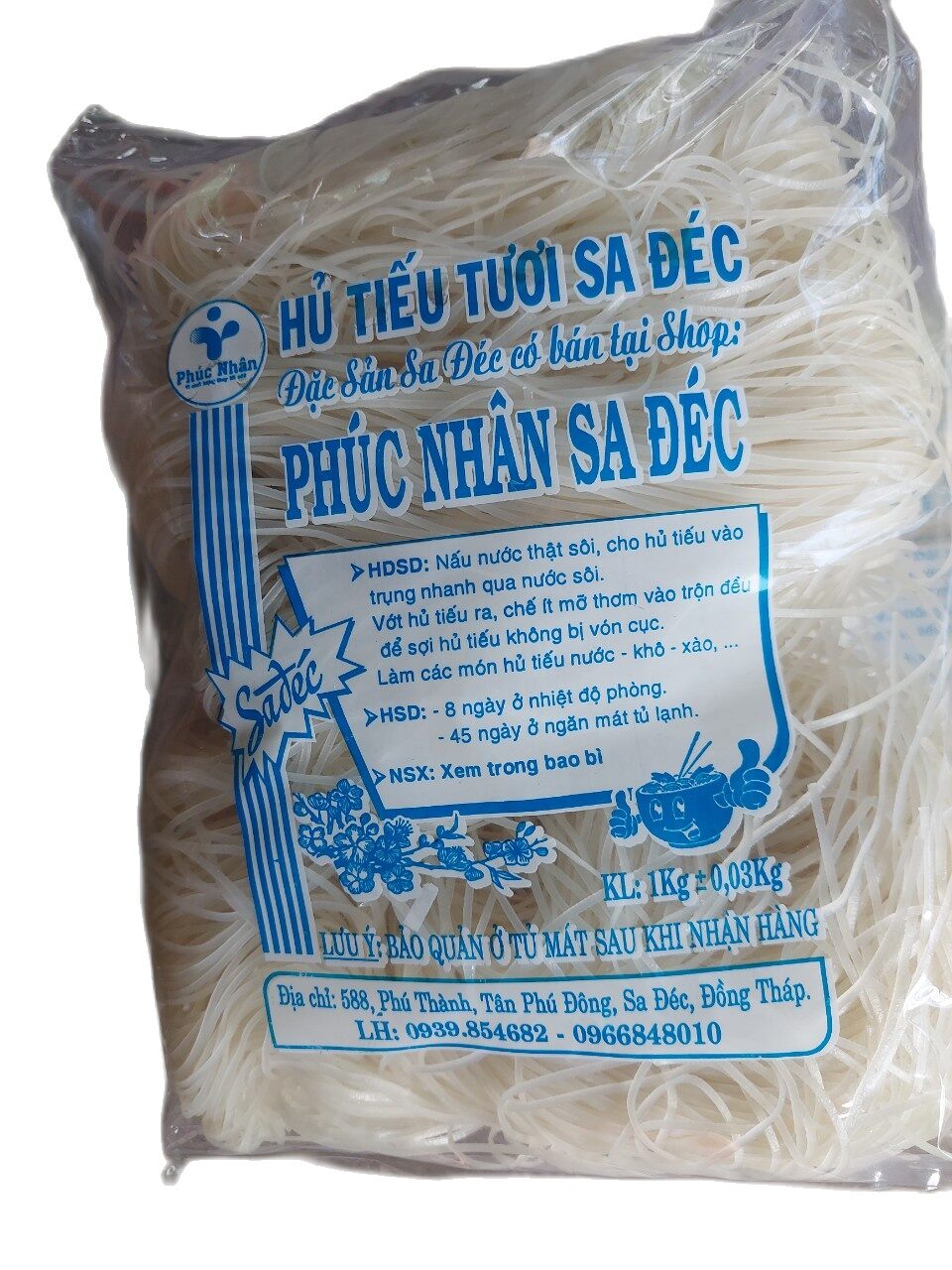 COMBO 3KG HỦ TIẾU TƯƠI tại Sa Đéc