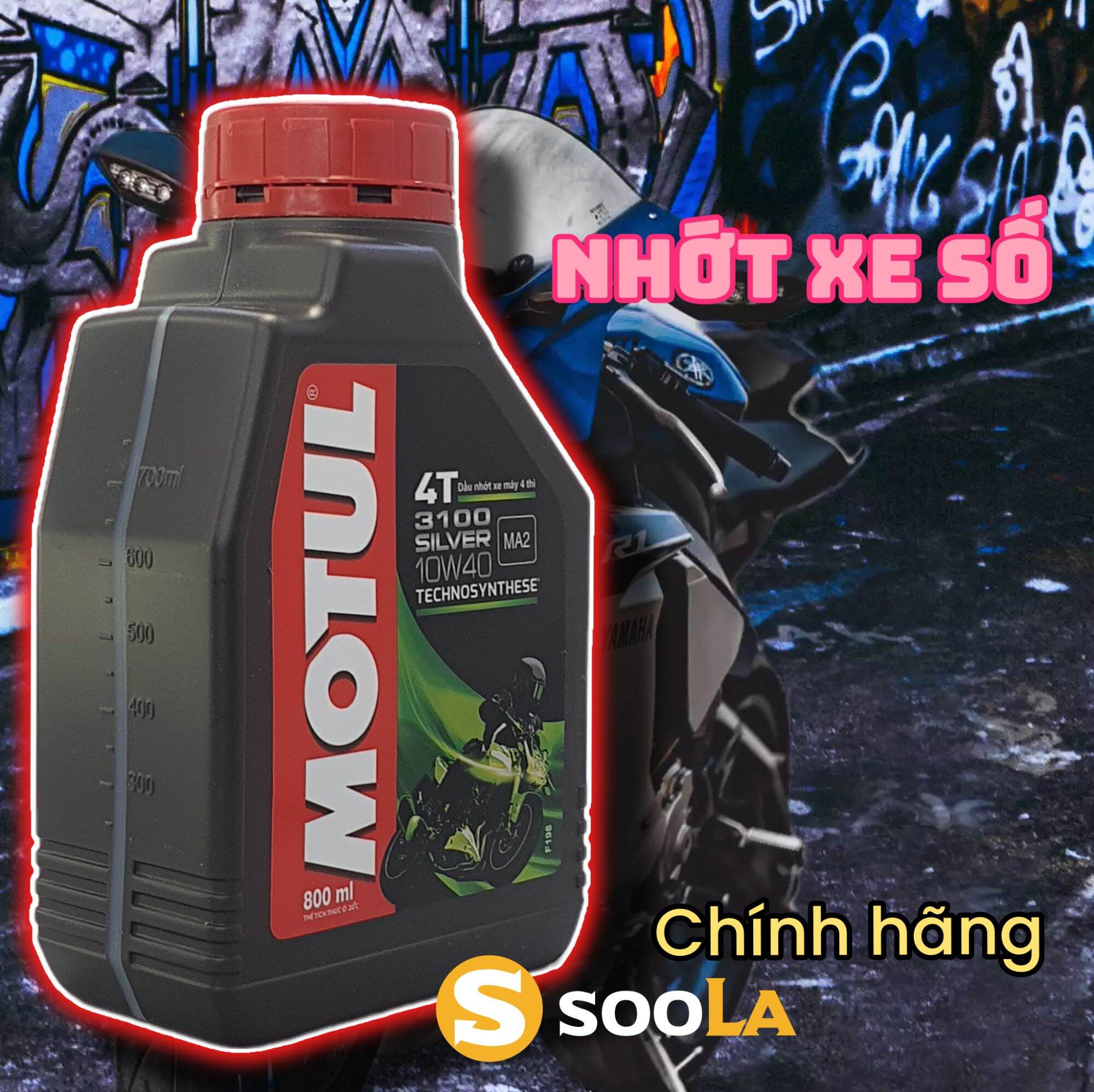Nhớt xe số, dầu nhớt xe số Motul 3100 Silver cao cấp