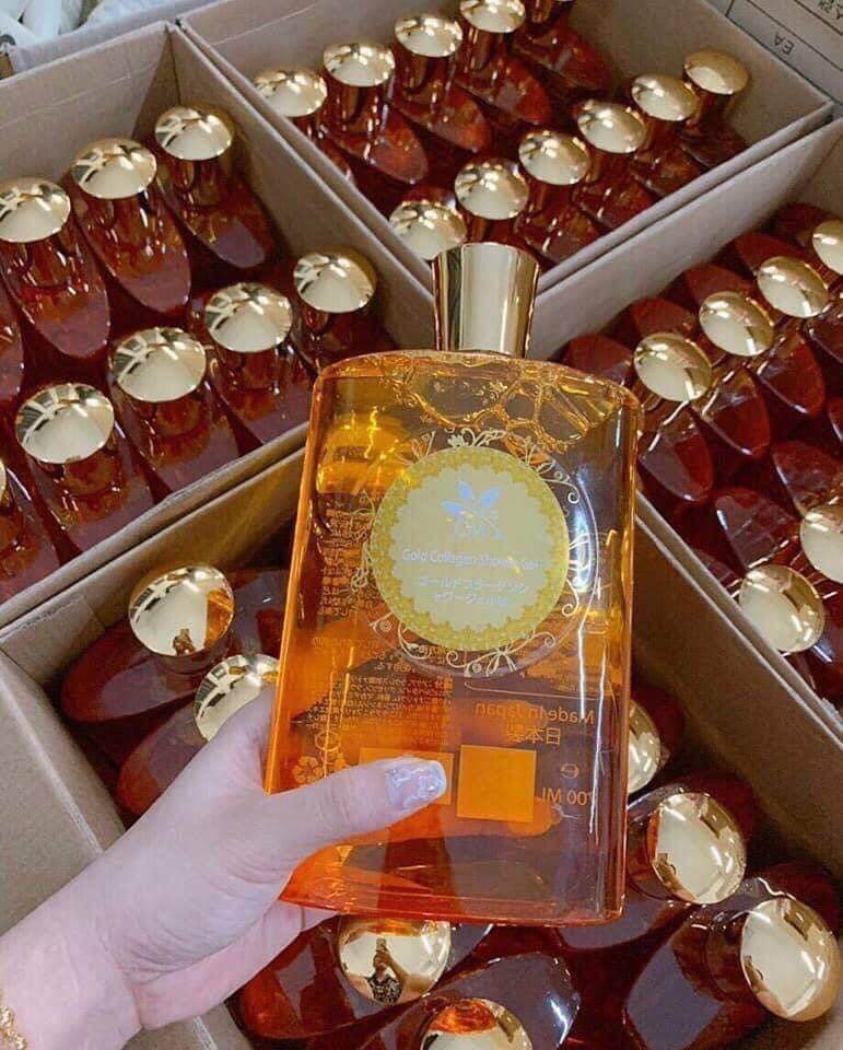 [HCM]SỮA TẮM NHẬT CHỐNG LÃO HÓA CM GOLD COLLAGEN SHOWER GEL