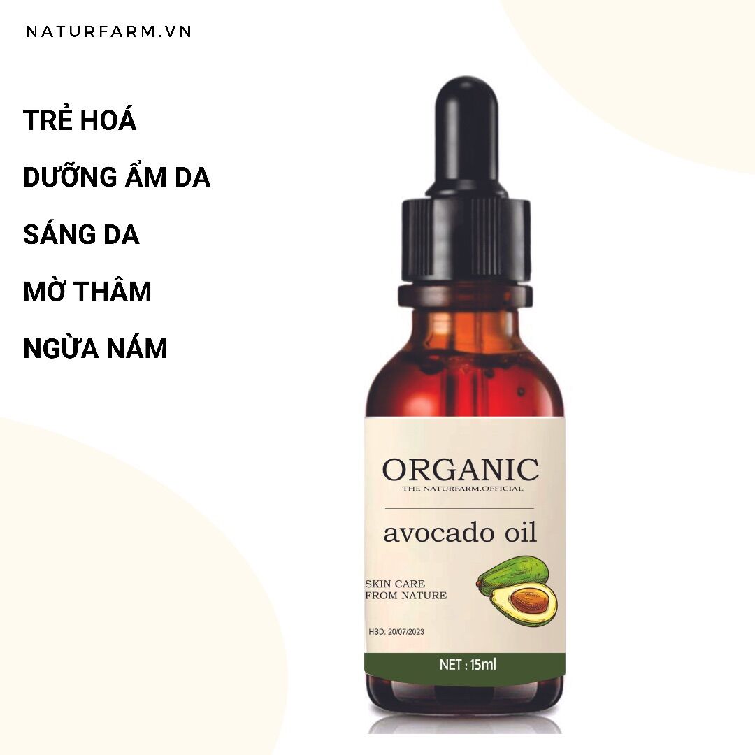 Dầu trái bơ 100% hữu cơ 15ML
