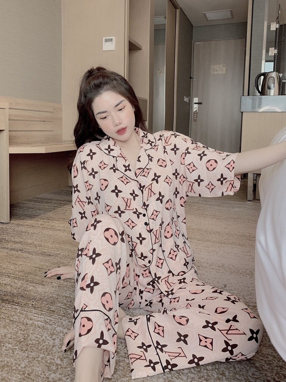 bộ lụa mango free size 40-65kg