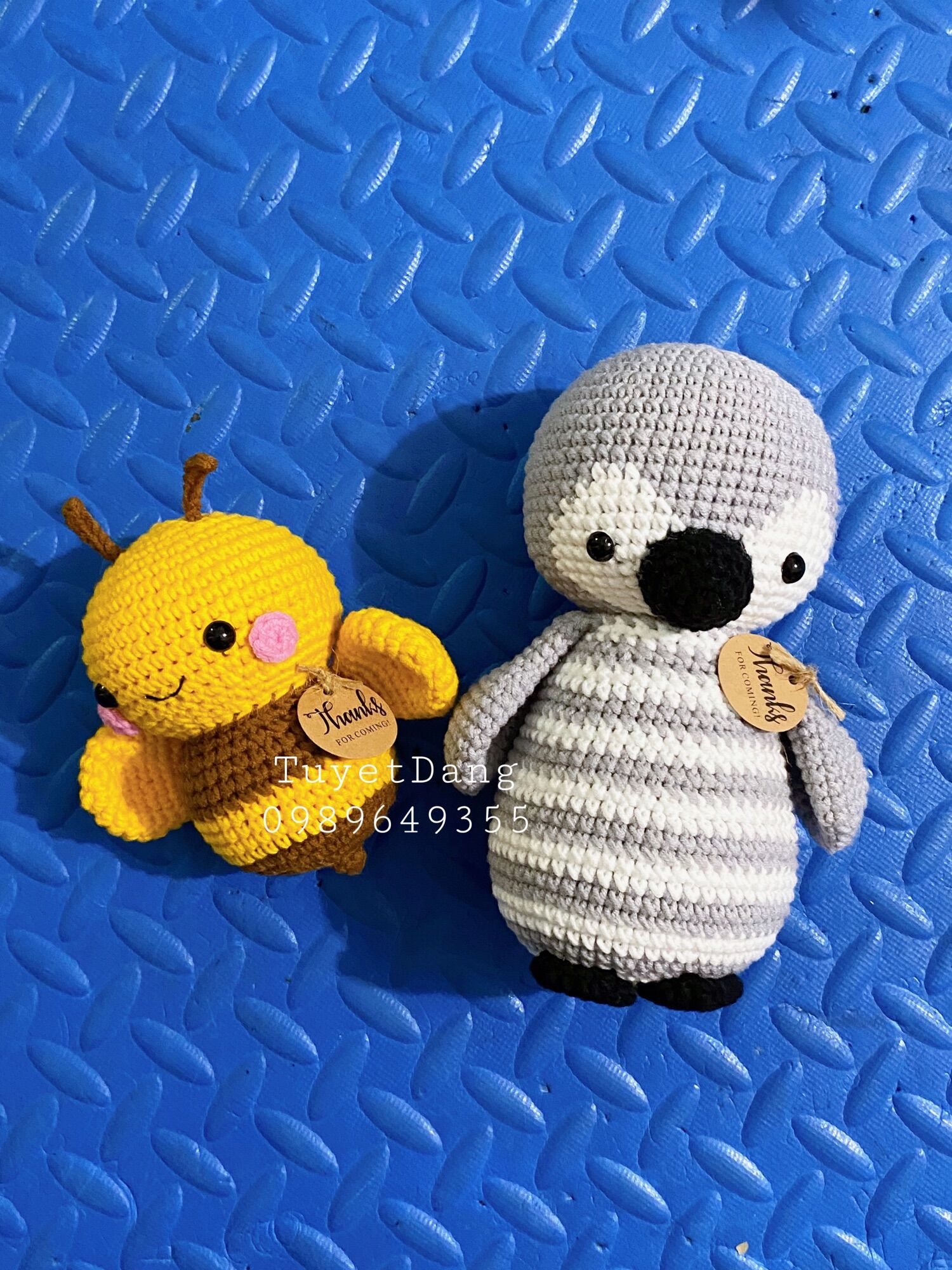 [ Ảnh thật ] chim cánh cụt handmade