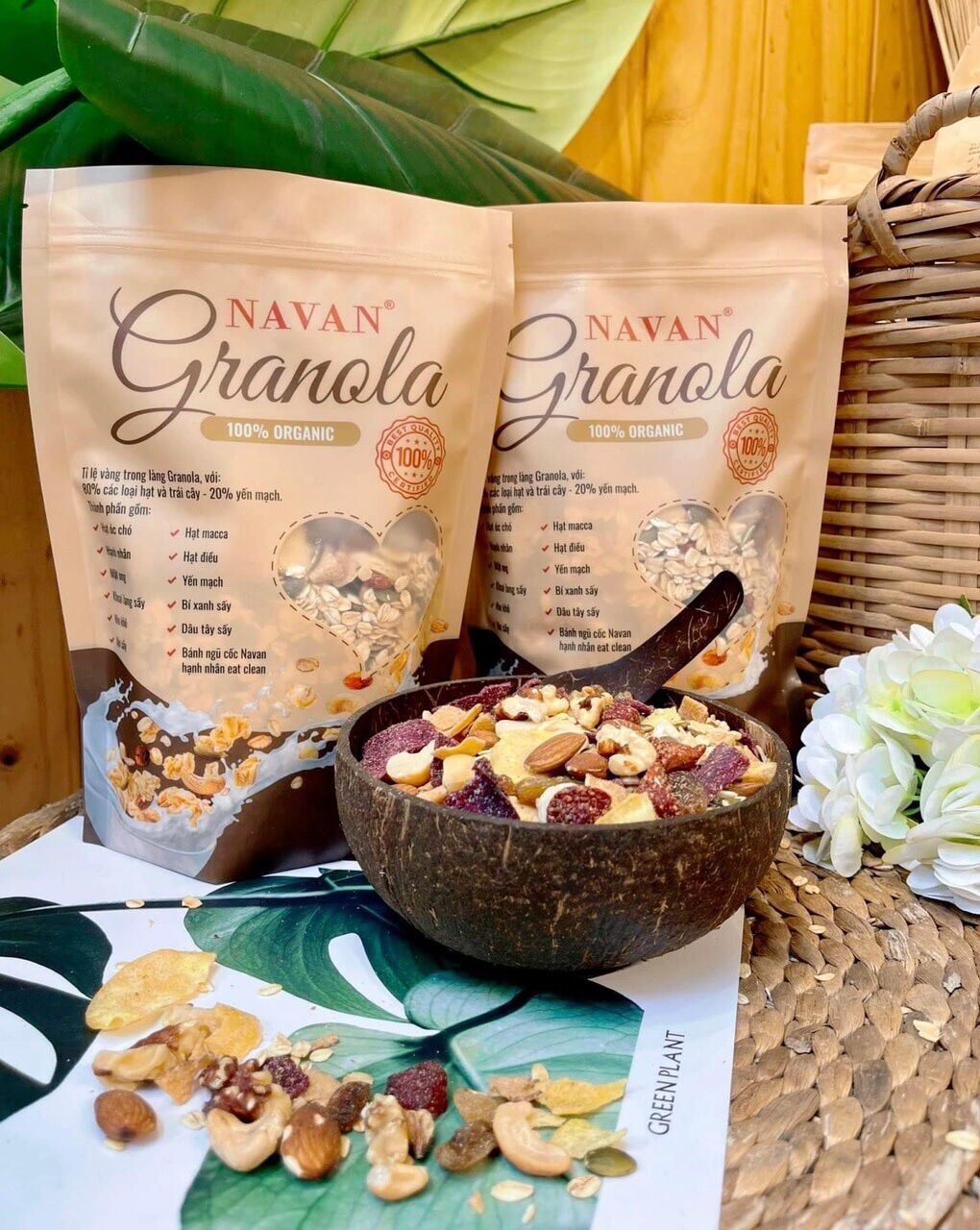 ngũ cốc nguyên hạt granola navan [Chính Hãng]