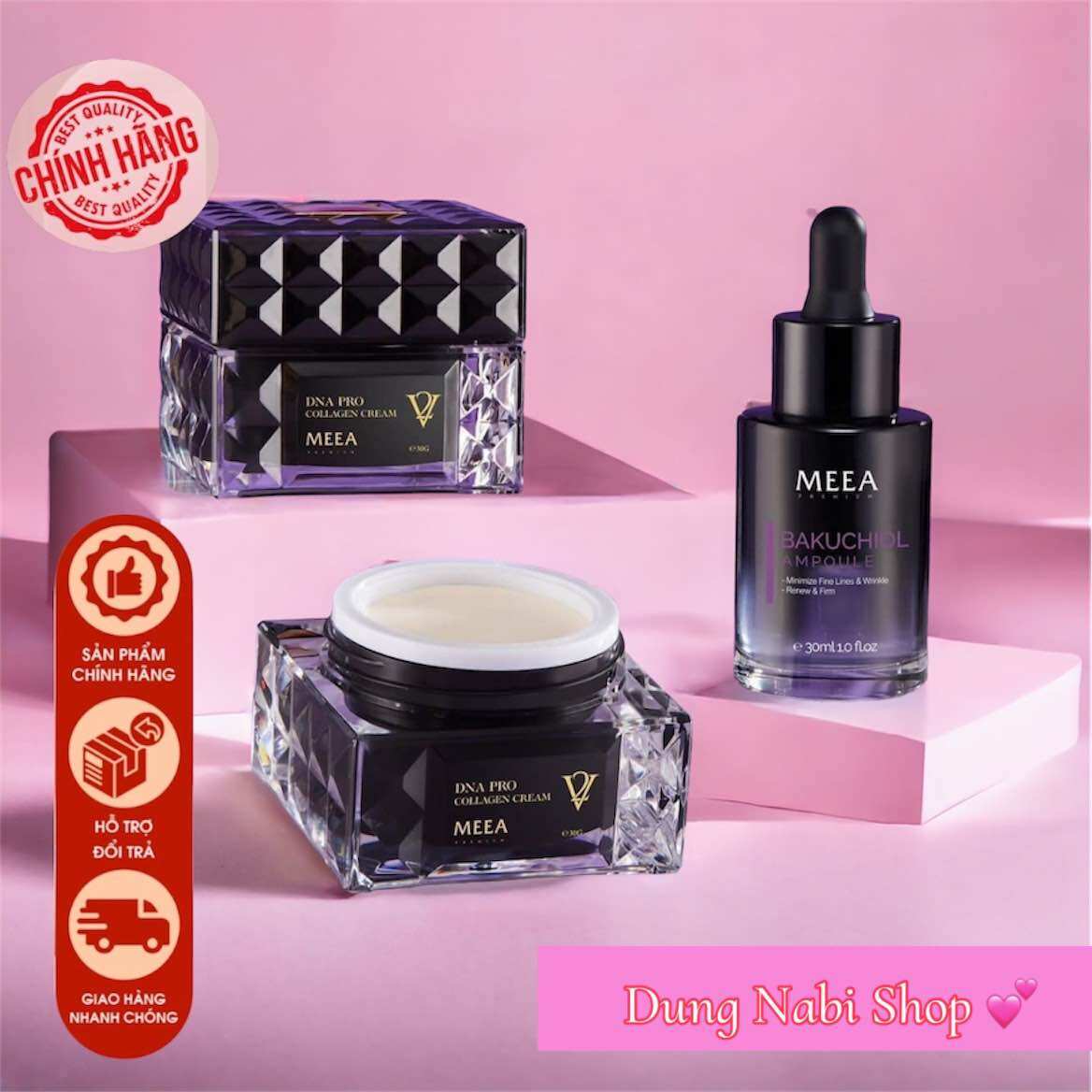 Combo kem face cá hồi Meea Organic