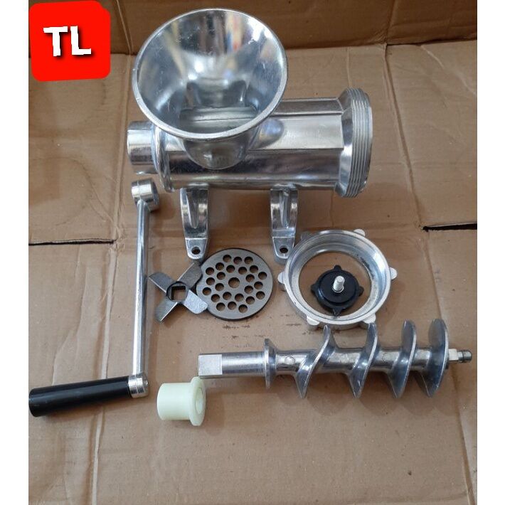 Máy xay thịt 12 _ cối xay thịt xay cua bằng nhôm quay tay 12