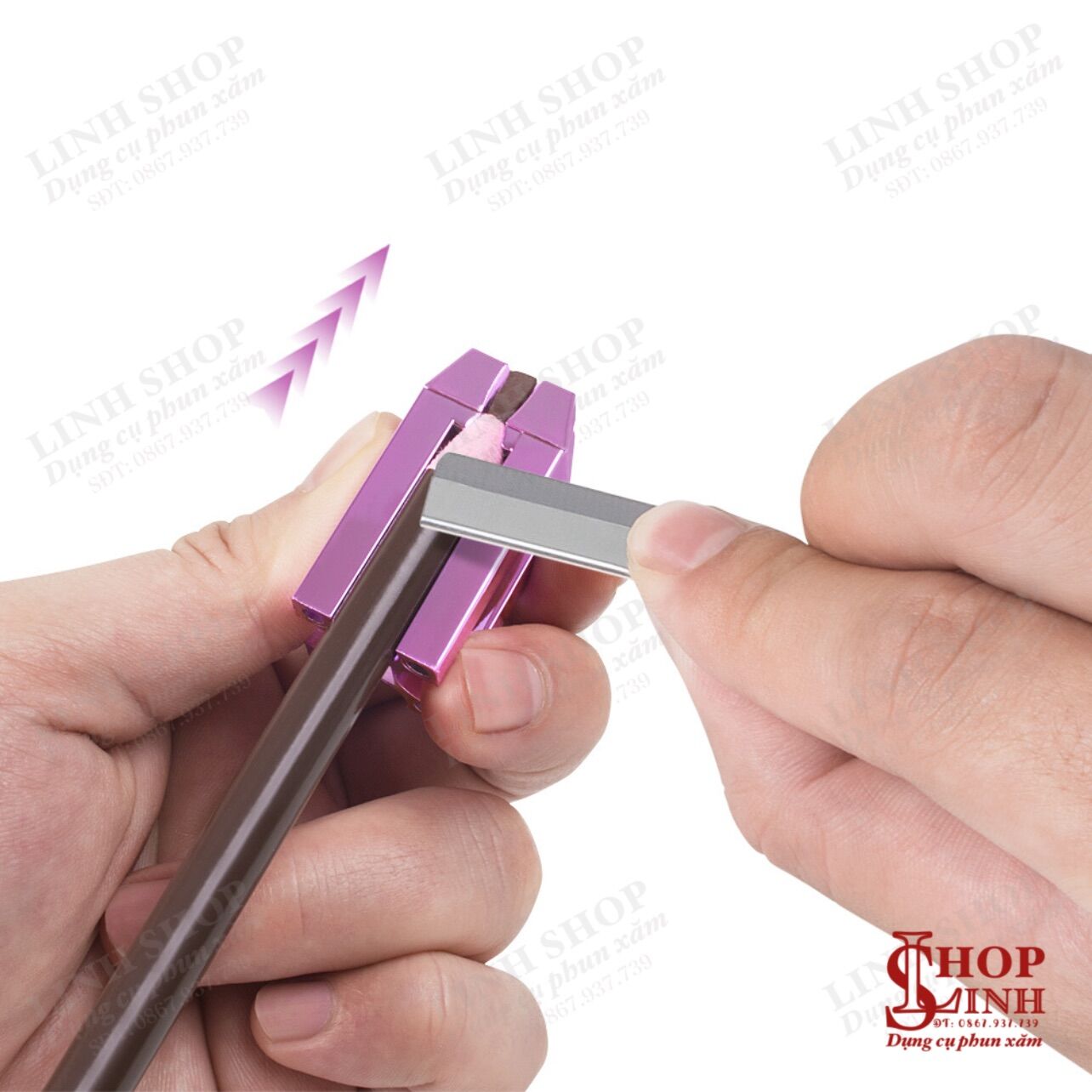 Gọt chì kẻ mày, ruột chì từ 3,5mm~4mm