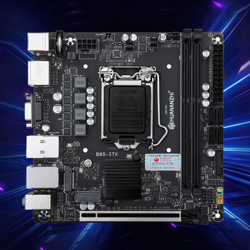 HUANANZHI | HUANANZHI B85 ITX Bo Mạch Chủ LGA1150 Hỗ Trợ Bộ Xử Lý Thế Hệ Thứ 4 Thẻ Mạng Gigabit Kép 2 * DDR3 Lên Đến 16GB Bo Mạch Chủ Máy Tính Xách Tay Tối Đa Giá 2,726,000 Đồng*Miễn phí vận chuyển