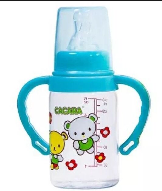Combo bình sữa lớn/nhỏ Cacara tay cầm 250ml/140ml