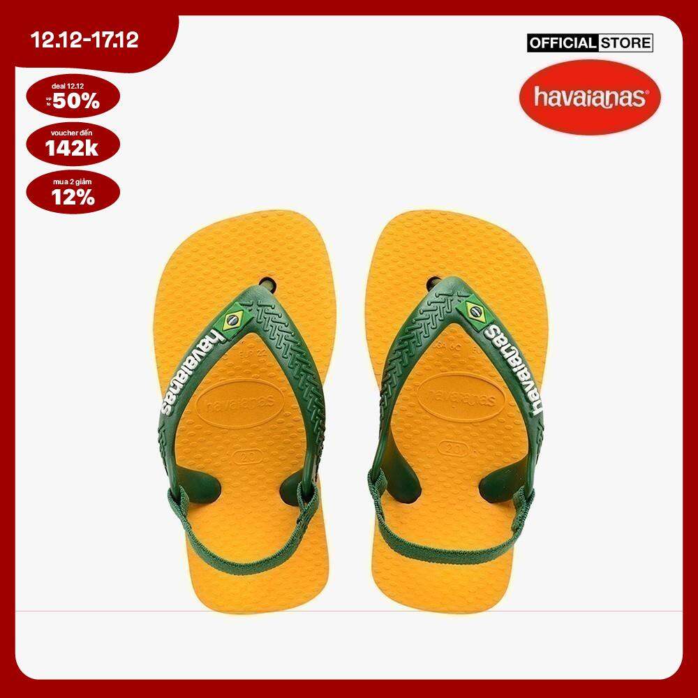 [GIÁ SỐC 12/12 + FLASH VOUCHER 20% + MUA 2 GIẢM 12% + FREESHIP|CHỈ 20H 11/12 - 12/12] HAVAIANAS - Giày sandals trẻ em Baby Brasil Logo 4140577-2151