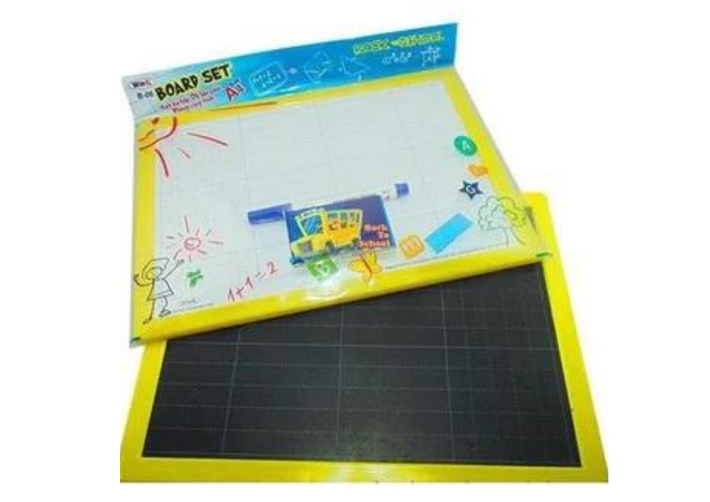 Bảng WinQ 2 mặt trắng đen A4