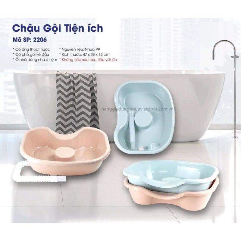 Chậu Gội Đầu Tại Giường, Tại Nhà, Thau Gội Đầu Chất Liệu Nhựa Cao Câp Siêu Bền