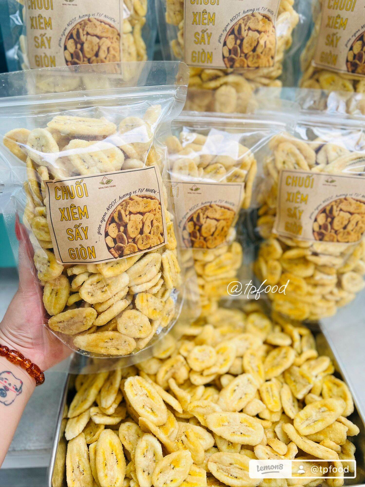 Chuối xiêm sấy giòn 500g