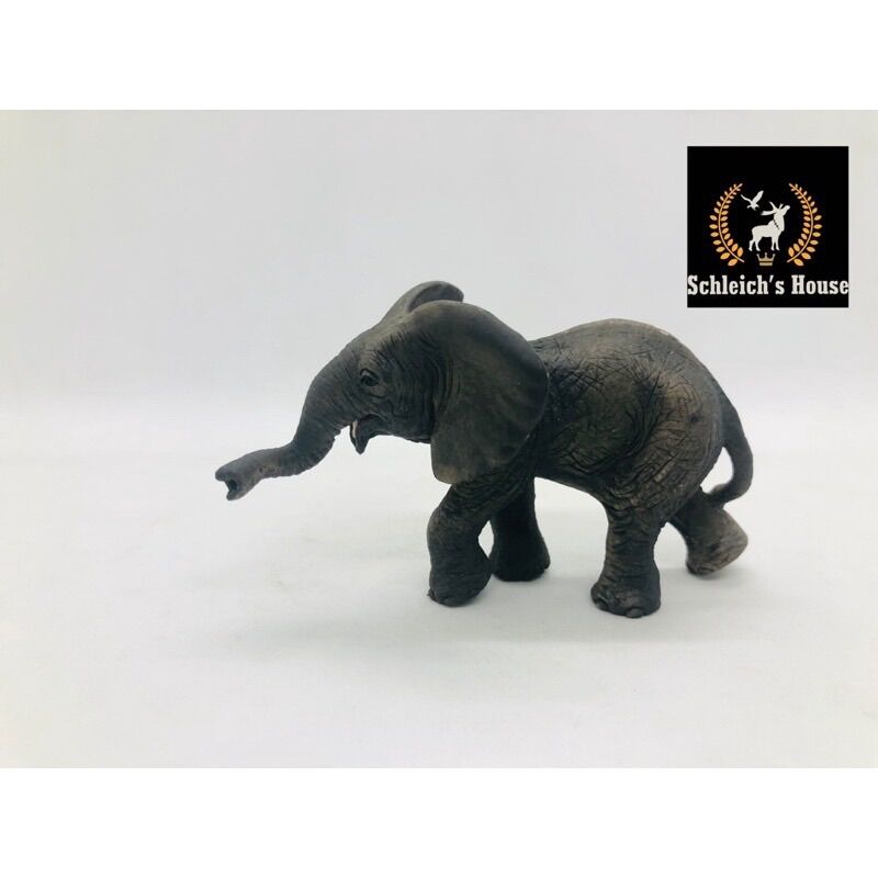 Mô hình động vật Schleich chính hãng , đồ chơi con vật Voi con châu Phi 14658 - Schleich House