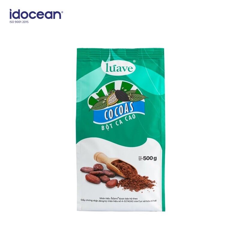 Bột Cacao Đắng Lúave - Bột cacao Luave nguyên chất - 500g