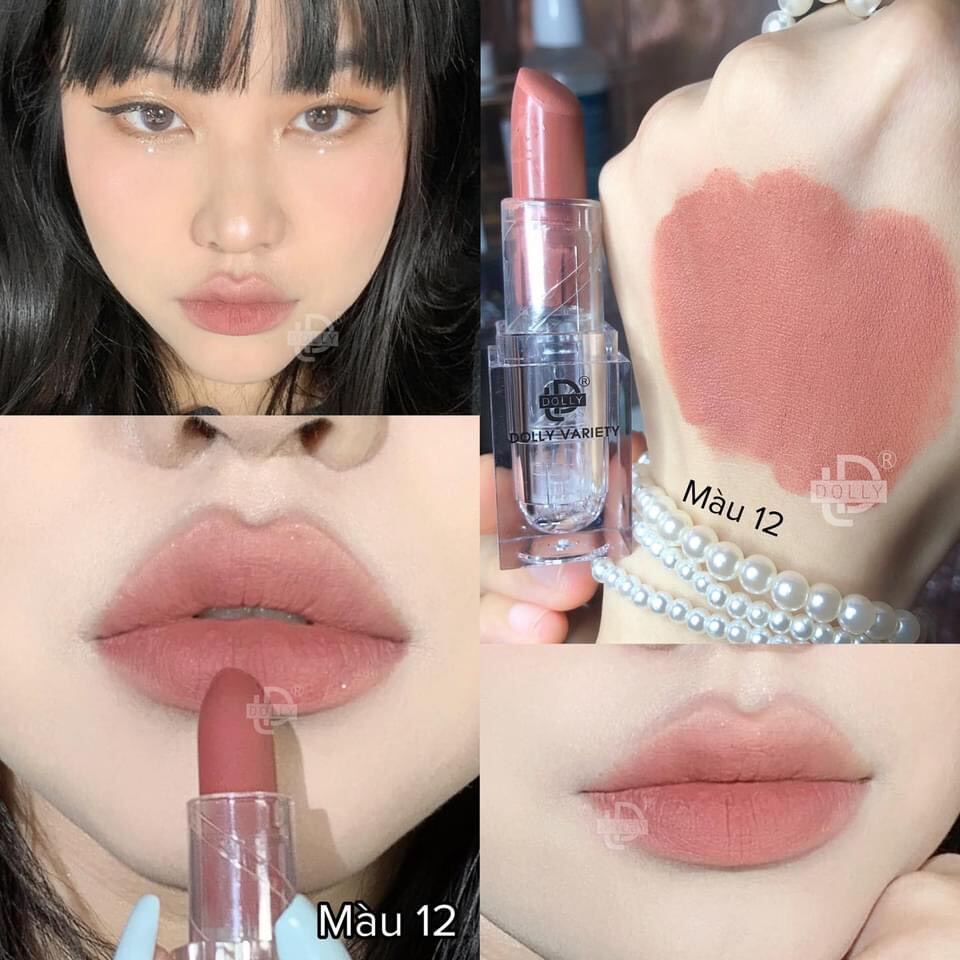 NhimShopDolly - Nâu trà sữa mã 12 phiên bản đa sắc màu sáp lì nhất Việt Nam