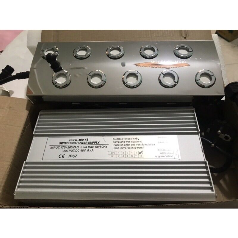 COMBO vỉ 10 mắt+ nguồn chống ẩm 48v