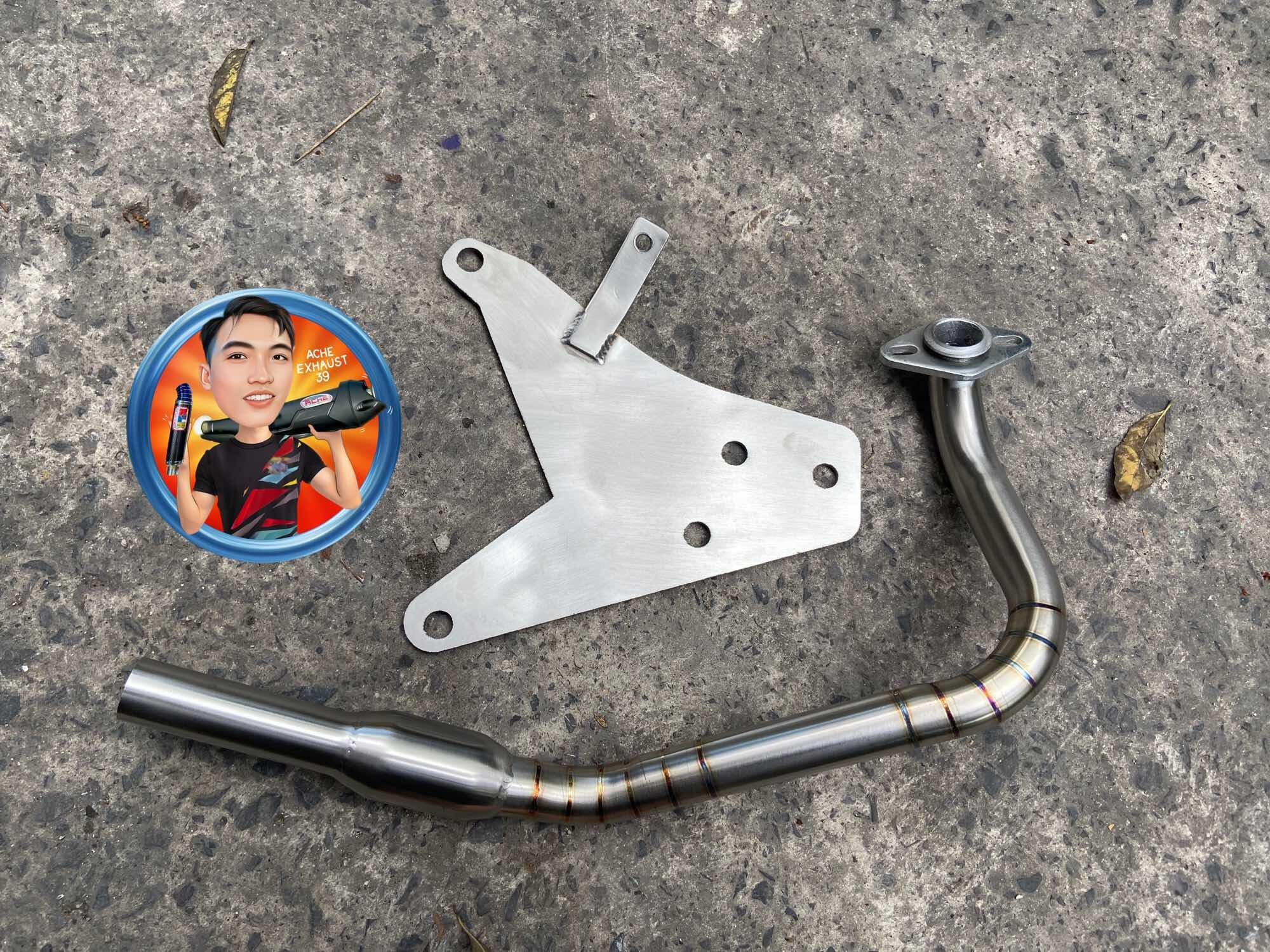 Cổ Pát 4Road Sh Mode Đời Đầu 2013-2018 Inox 304 Dầy