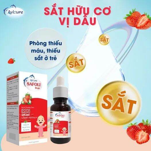 Siro bổ sung sắt - Avisure Safoli Drops 20ml